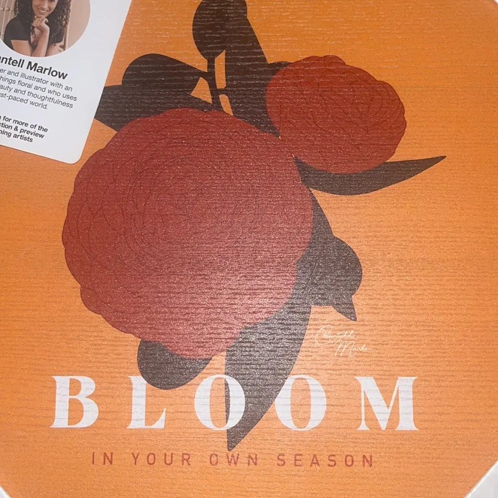 Bloom Wall Art on wood by Chantell Marlow